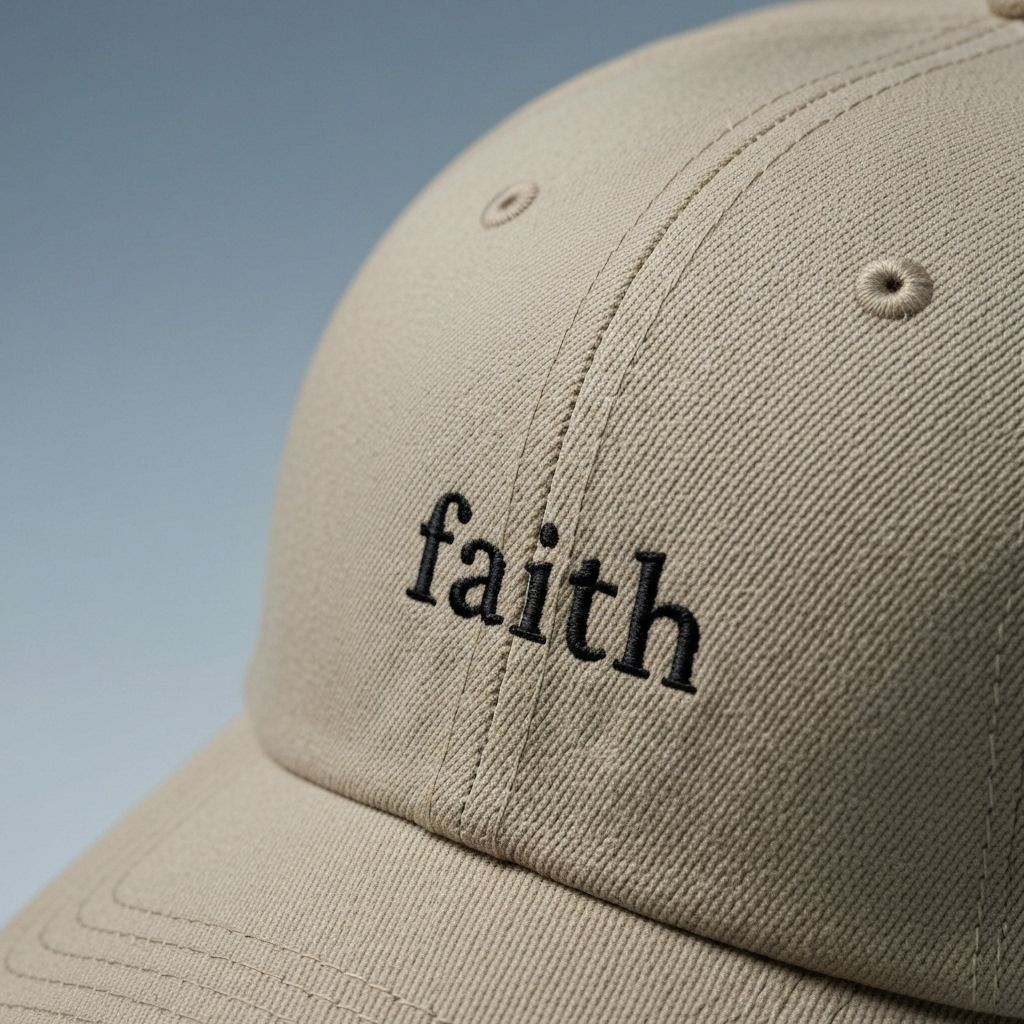 Casquette "Foi" - vue 3