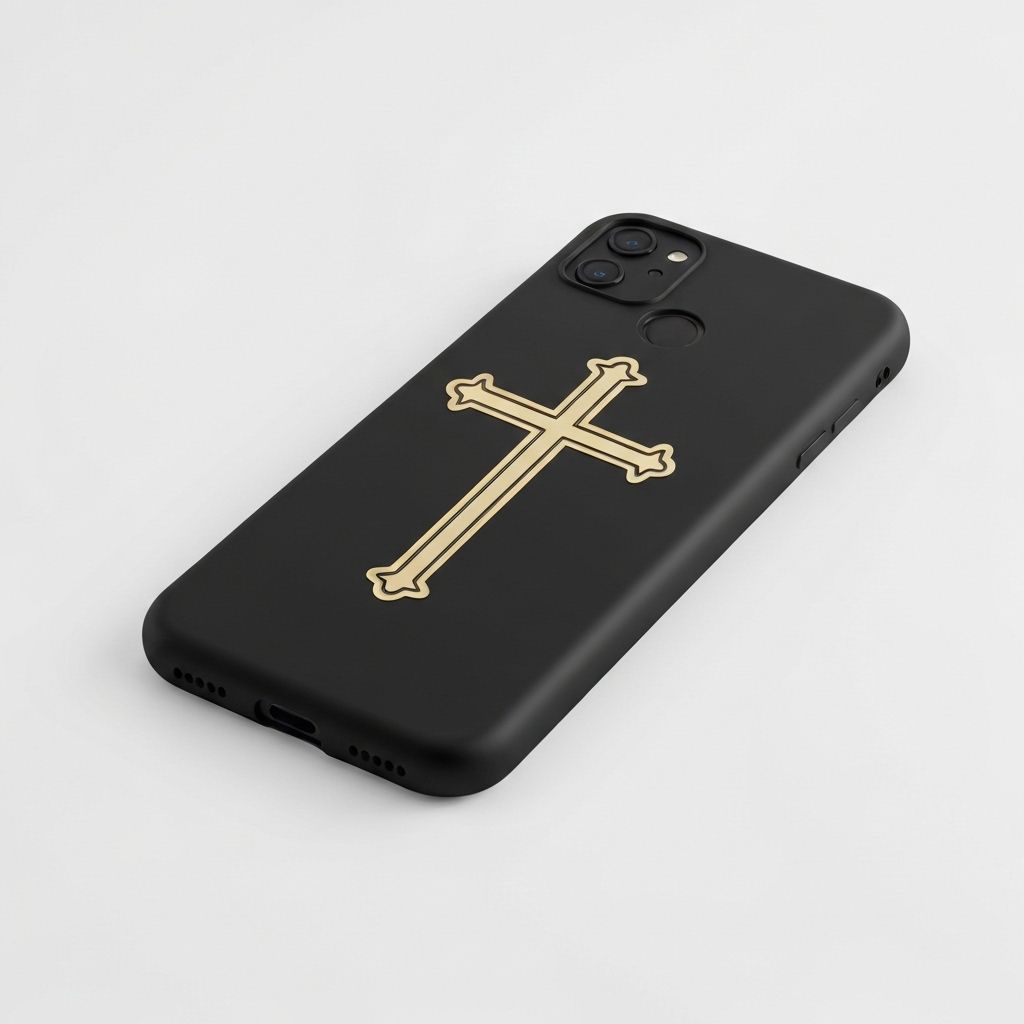 Coque iPhone "Croix" - vue 1